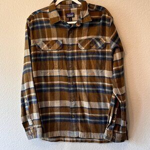 Patagonia Men's Long-Sleeved Fjord Mid-weight Flannel Shirt